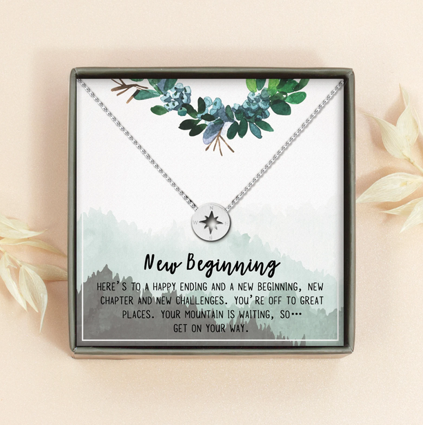 Class of 2023 Graduation Gift for Her Card Necklace Jewelry