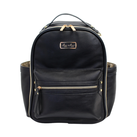 Black Itzy Mini™ Diaper Bag Backpack DISCONTINUED