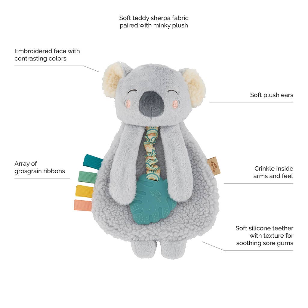 Itzy Lovey™ Koala Plush with Silicone Teether Toy