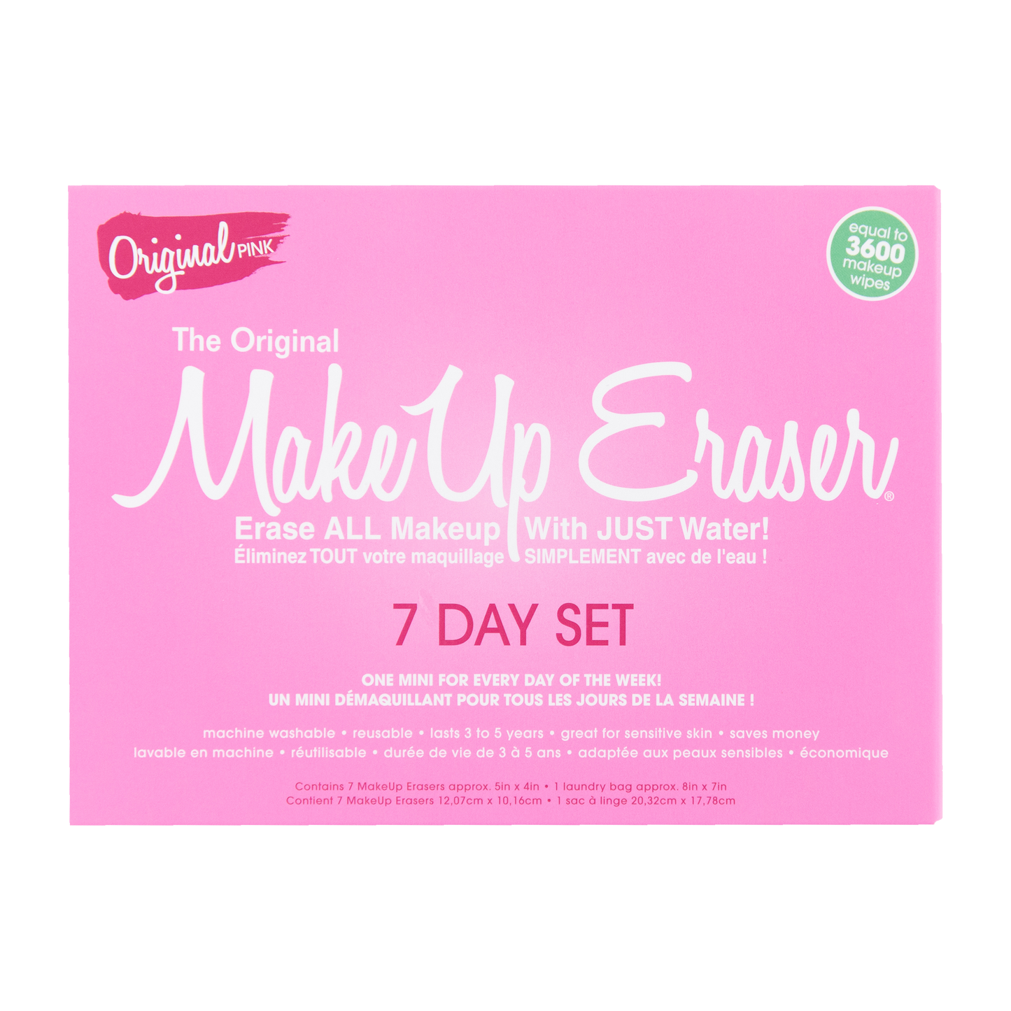 OG Pink 7-Day Set MakeUp Eraser