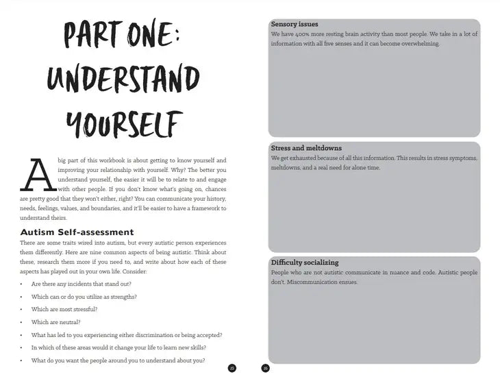 Autism Relationships Workbook