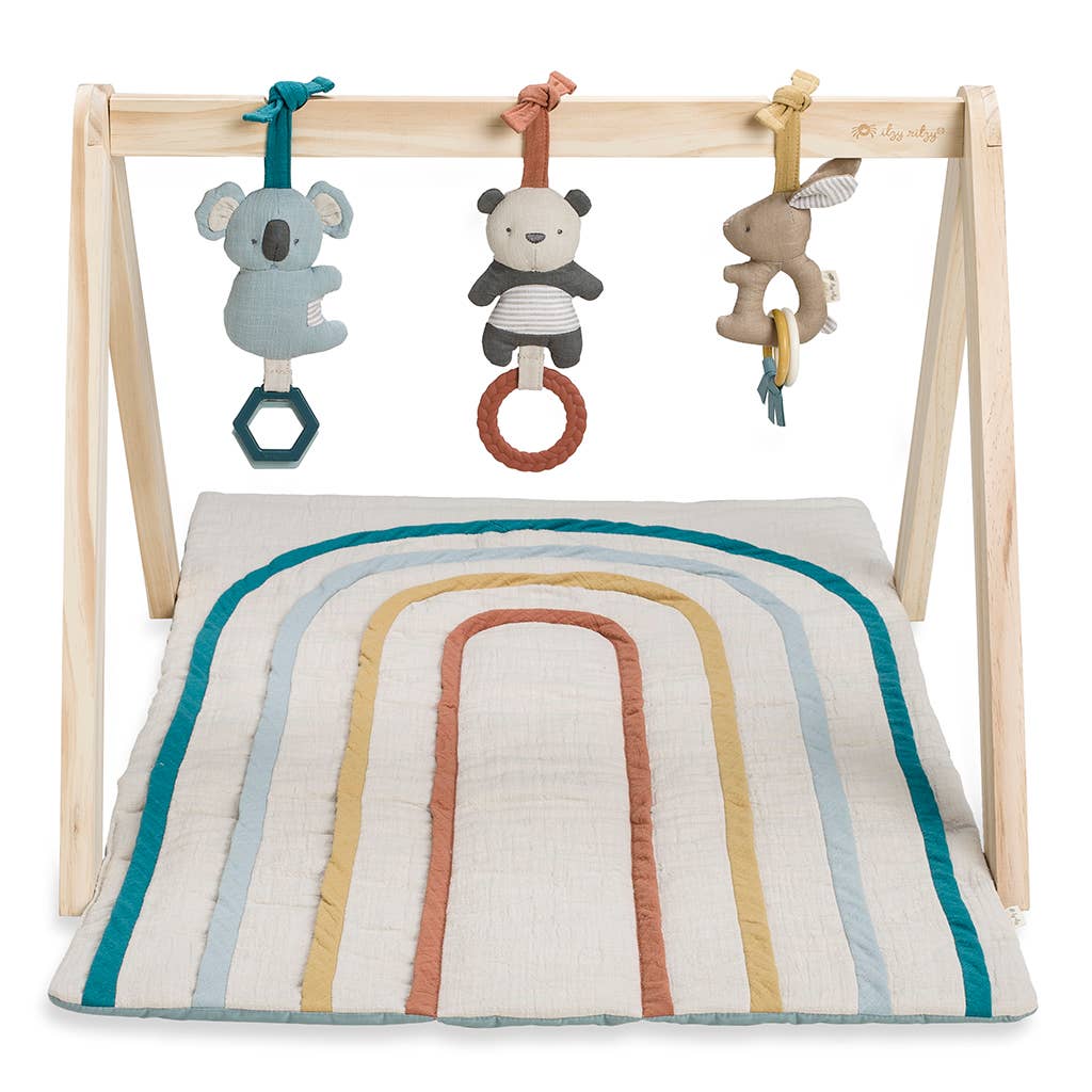 Bitzy Bespoke Ritzy Activity Gym™ Wooden Gym with Toys FINAL SALE