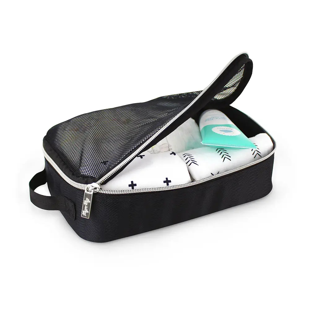 Black & Silver Pack Like a Boss™ Diaper Bag Packing Cubes